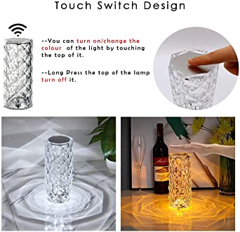 Crystal Touch Diamond Lamp