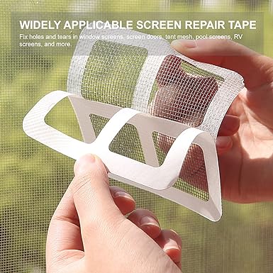 Pack Of 4 Multifunctional Sticker Drainer Netfor Bathroom, Kitchen Etc | Window Screen Repair Patches For Door Window Screen Covering Up Holes Diy Repairment